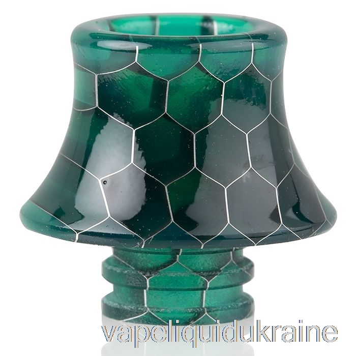 Vape Ukraine 510 Cone Snake Skin Resin Drip Tip Green